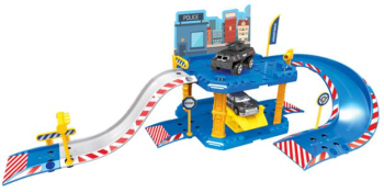 Set de jucarie pentru baieti cu garaj de politie Multicolor 55 x 24 x 19 cm ConceptSeller 