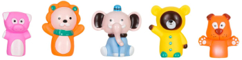 Set Marionete pentru degete Zola 5 bucati modele vesele animale domestice 
