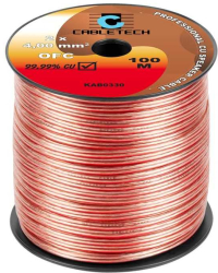 Cablu difuzor OFC cupru 2x4mm 1m Cabletech KAB0330 