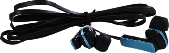 Casti Audio Cu Fir Klausstech In-ear 3.5mm Jack Microfon Bass 20-20000 Hz 104 Db Usor De Folosit Albastru/negru 