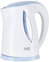 Fierbator electric cordless 1.7l alb/albastru teesa 