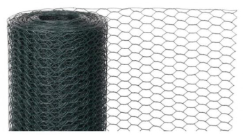 Gard plasa rabitz pvc verde 25 mm 1 mm inaltime 1 m 