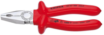 Cleste combinat/patent Knipex maner plastic 180mm VDE 