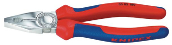 Cleste combinat/patent Knipex cromat cu maner multicomponent 200 mm 