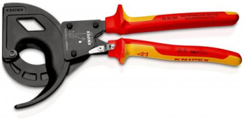 Cleste pentru taiat cabluri cu clichet Knipex 320 mm VDE 