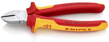 Cleste cu tais lateral/sfic Knipex 180 mm VDE blister 