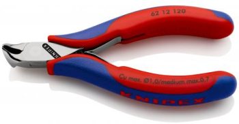 Cleste cu tais Knipex inclinat 15° 120 mm 