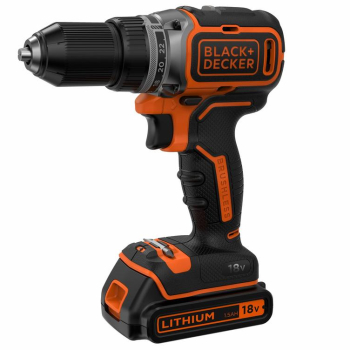 Mașina de gaurit și insurbat cu acumulator BL186K-QW 18 V motor fără perii 1.5 Ah 400 mAh cutie depozitare Black and Decker
