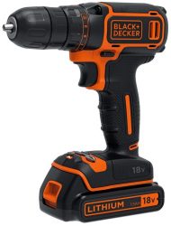 Masina de gaurit si insurubat Black+Decker C18 cu acumulator 