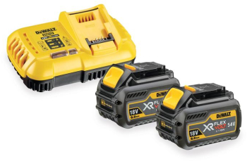 Set acumulator DCB546-XJ 6.0 Ah + incarcator DCB118-QW 18 V Dewalt 