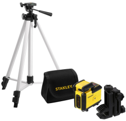 STANLEY - Nivela laser linie 360 grade si linie verticala rosie cu trepied STHT77640-1 