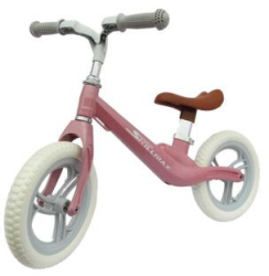 Bicicleta fara pedale cu cadru de magneziu Skillmax BC UltraLight 2.8 kg pink