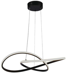 Candelabru led 20w 3000k 50x100cm - negru 