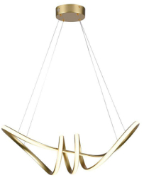 Candelabru led 24w 3000k 72x30x100cm - auriu 