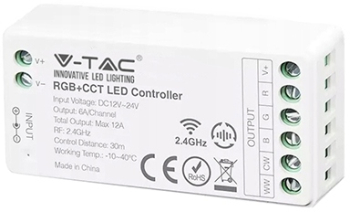 Controller banda led rgb + alb wi-fi 