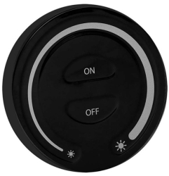 Controller banda led touch lumina alba - negru 