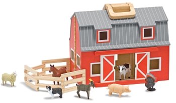 Grajd din lemn pliabil melissa and doug 
