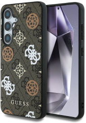 Husa pentru Samsung Galaxy S25 - Guess Hardcase 4G Peony GUHMS25SP4PWPW - Brown 
