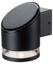 Lampa led cu incarcare solara 1w ip54 3000k - negru 