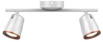 Lampa led montaj perete 2x6w 4000k alb neutru - alb 