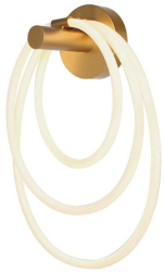 Lampa led montaj perete 36w 3000k - auriu 