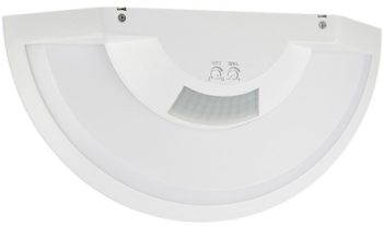 Lampa perete led 10w ip54 senzor de miscare 3in1 - alb 