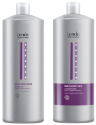 Set Londa Deep Moisture Sampon 1000ml + Balsam 1000ml 