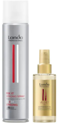 Set Londa Fixativ Style Fix It 300 ml + Ulei Velver Oil 100 ml