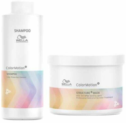 Set Wella Professionals ColorMotion Sampon 1000 ml + Masca 500 ml 