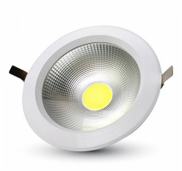 Spot led 10w 6000k alb rece 
