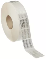 Banda reflectorizanta adeziva intrerupta pentru prelate - ALBA rola 5cm x 45m 