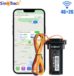 GPS Tracker SinoTrack 4G Monitorizare timp real Masina scooter Acumulator 150mAh 