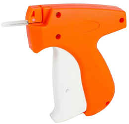 Pistol de agatat etichete AG163 plastic si otel portocaliu