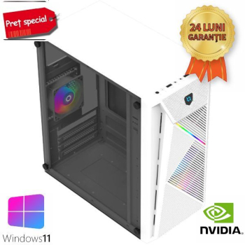 Sistem NOU AQIRYS i5-8500 up to 4100MHz 16GB RAM DDR4 SSD 512GB Nvidia GeForce 1650Ti 4GB GDDR5 Windows 11 PRO 