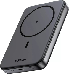 Baterie externa Ugreen Magnetic 10.000 mAh, Wireless, PD 20W, USB-C Negru 