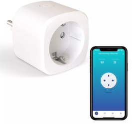 Priza inteliganta Calex Smart Plug 16A 3600W Max conexiune WiFi alb 