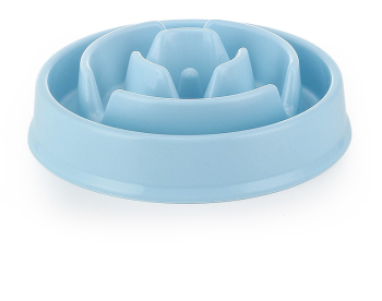 Bol pentru hrana caini anti-inghitire rapida previne baloarea si obezitatea din material non-toxic ideal pentru sanatatea gastrointestin