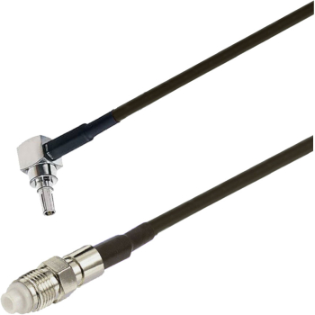 Cablu adaptor RF pigtail CRC9 male FME female 20cm pentru conectare modem la antena GSM 3G 4G GPS WIFI LORA 