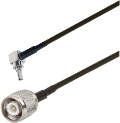 Cablu adaptor RF pigtail CRC9 male TNC male 30cm pentru conectare modem la antena GSM 3G 4G GPS WIFI LORA 