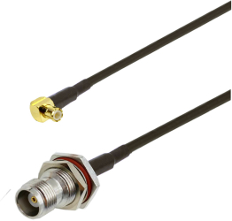 Cablu adaptor RF pigtail MCX male TNC female 50cm pentru conectare modem la antena GSM 3G 4G GPS WIFI LORA 