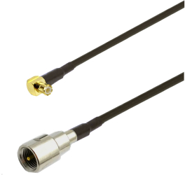 Cablu adaptor RF pigtail MMCX male FME male 2m pentru conectare modem la antena GSM 3G 4G GPS WIFI LORA 