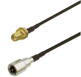 Cablu adaptor RF pigtail RPSMA female FME male 20cm pentru conectare modem la antena GSM 3G 4G GPS WIFI LORA 