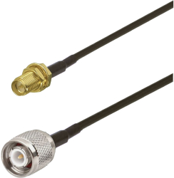 Cablu adaptor RF pigtail RPSMA female TNC male 20cm pentru conectare modem la antena GSM 3G 4G GPS WIFI LORA 