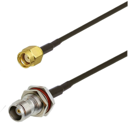 Cablu adaptor RF pigtail RPSMA male TNC female 20cm pentru conectare modem la antena GSM 3G 4G GPS WIFI LORA 