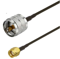 Cablu adaptor RF pigtail RPSMA male UHF male PL239 20cm pentru conectare modem la antena GSM 3G 4G GPS WIFI LORA 