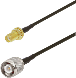 Cablu adaptor RF pigtail SMA female TNC male 30cm pentru conectare modem la antena GSM 3G 4G GPS WIFI LORA 