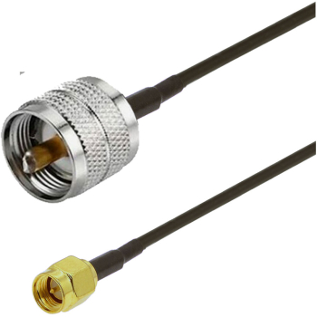 Cablu adaptor RF pigtail SMA male UHF male PL239 1m pentru conectare modem la antena GSM 3G 4G GPS WIFI LORA 