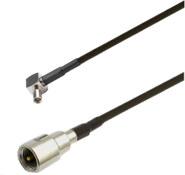 Cablu adaptor RF pigtail TS9 male FME male 30cm pentru conectare modem la antena GSM 3G 4G GPS WIFI LORA 