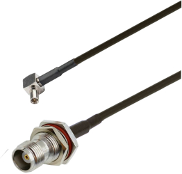 Cablu adaptor RF pigtail TS9 male TNC female 50cm pentru conectare modem la antena GSM 3G 4G GPS WIFI LORA 