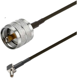 Cablu adaptor RF pigtail TS9 male UHF male PL239 2m pentru conectare modem la antena GSM 3G 4G GPS WIFI LORA 